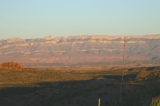 Sunset over the Sierra del Carmen