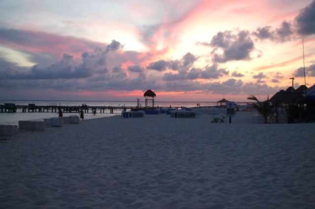 Sunset, Beach