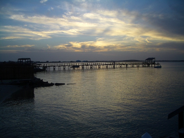 Sunset over the Sound