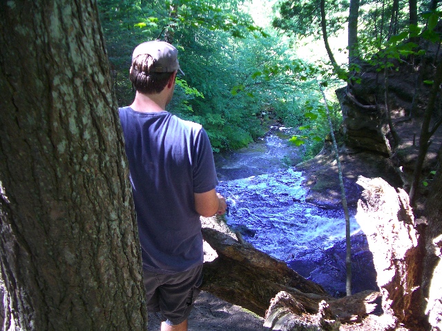 Rob at Chapel Falls