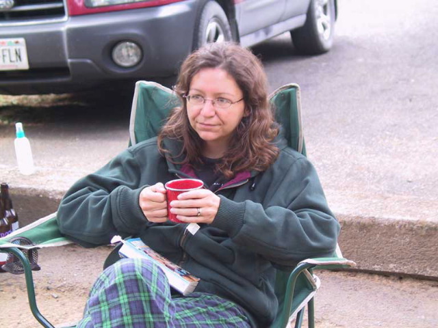 Colleen in the morning.