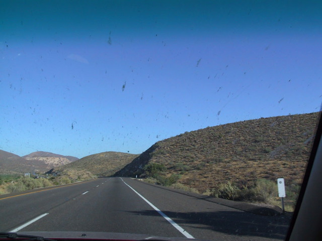 The California landscape.