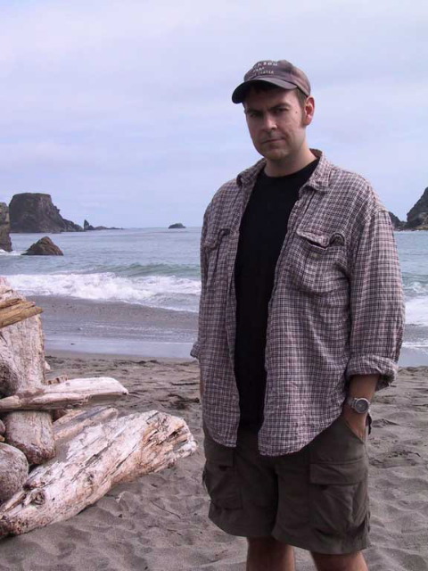 Rob on the beach.