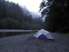 Early morning mist rolling in.